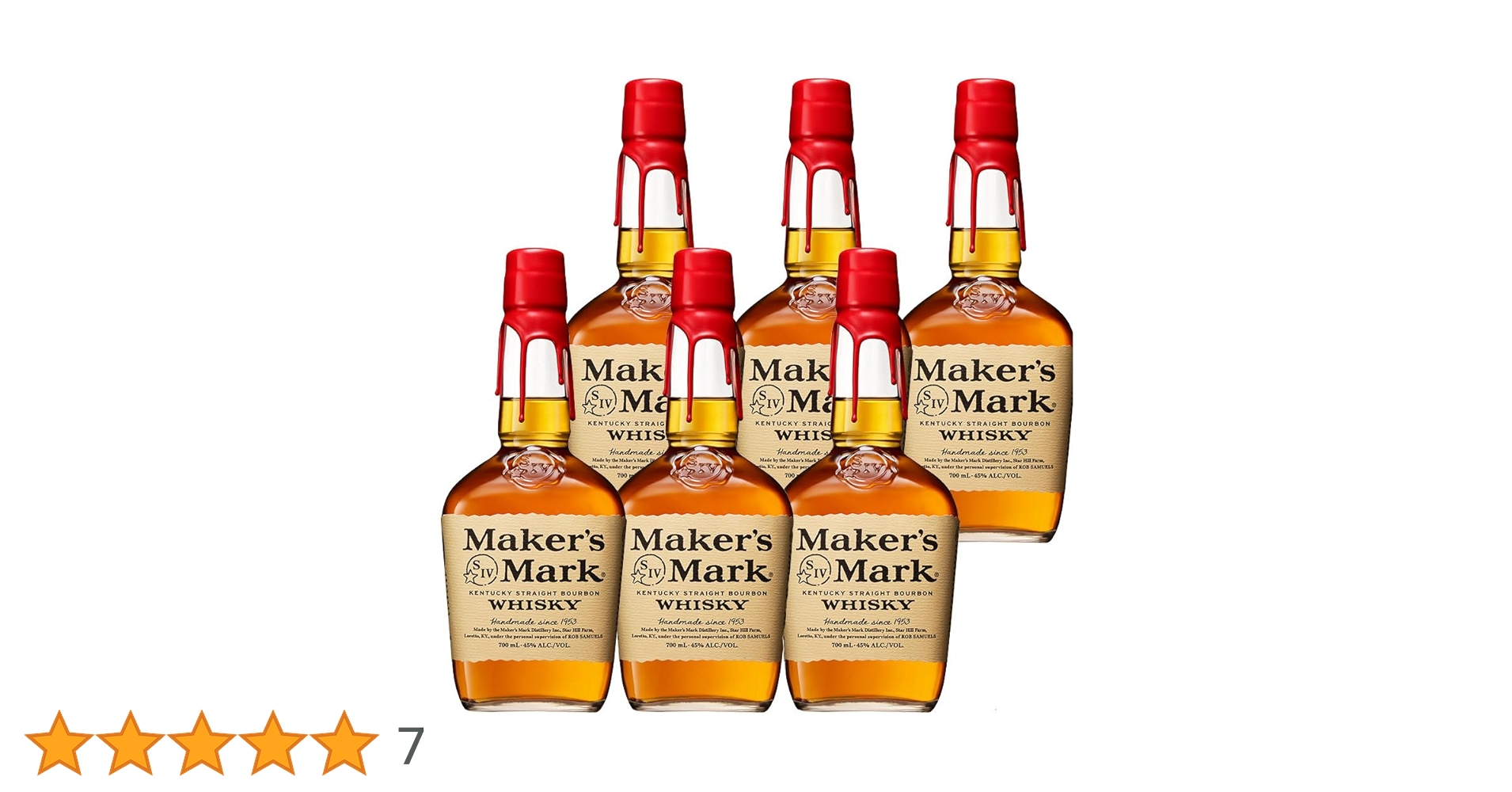 メーカーズマーク700ml 6本セット　バーボン　ウィスキー 楽天市場】サントリー バーボンウイスキー メーカーズマーク